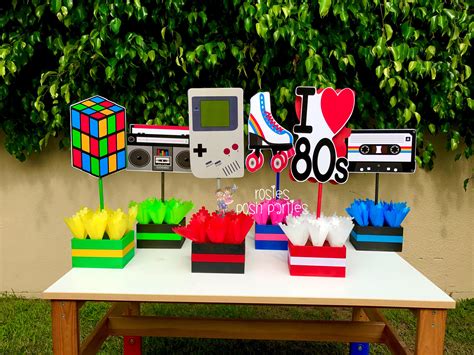 1980's party favors|decorations for 80s themed party.